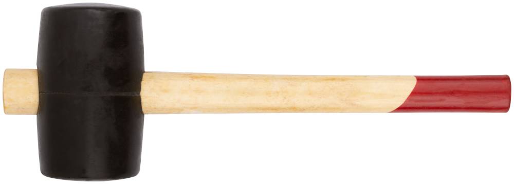 картинка Киянка резиновая 680 гр. черная, деревянная ручка /38-6-109/ от компании Иж-тул